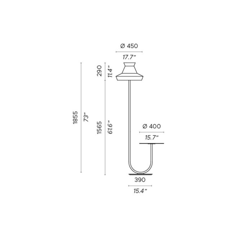 Calypso + Outdoor Floor Lamp