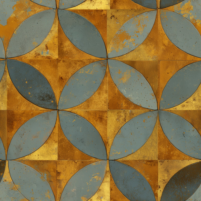 Papier peint moderne rétro Mid-Century, Peel and Stick
