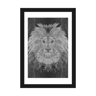 « great lion », impression sur toile tendue