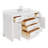 Abbate 60" Single Bathroom Vanity with White Quartz Top-85363982