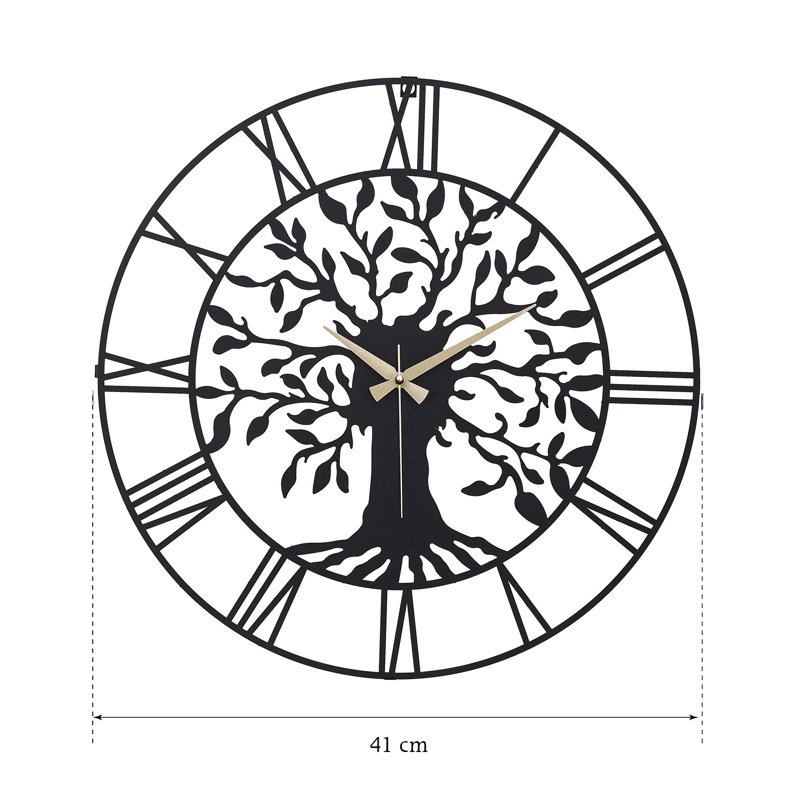 Marshallville Metal Wall Clock, 41cm x 41cm