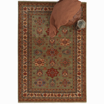 Margalit Wool Oriental Indoor Rug