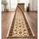 Tapis d'escalier à couloir taille personnalisée ivoire Chimeng Sarouk Well