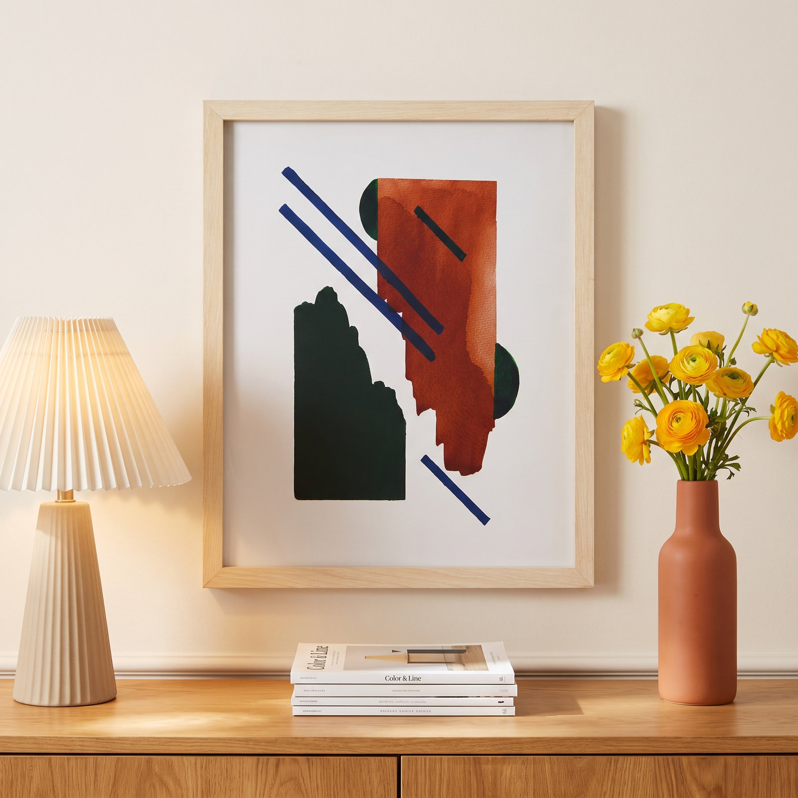 Fischert "Abstract Geometric II" Print