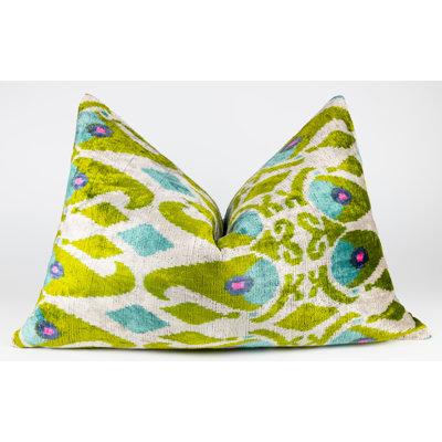 Silk Lumbar Rectangular Pillow Cover & Insert