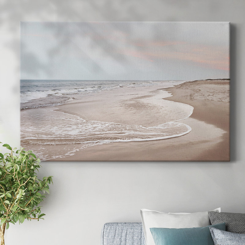 Corolla Soft Shore-Gallery Wrapped Canvas, 12" H x 18" W