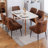 Dining Chairs (Set of 6) Mid Century Modern Kitchen Chair Comfortable Upholstered Premium Fabrics Dinner Chairs for Kitchen Dining Room-1609121258