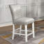 Ensemble de 2 chaises rembourrées en velours