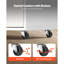 Classeur mobile 3 tiroirs en bois avec bande lumineuse blanc