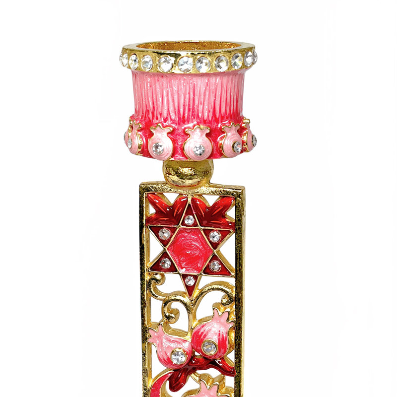 Bougeoirs de chagrin Monther, Or / rose