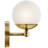 Kaylianie Natural Brass 4-Light Vanity Light with Satin Etched Opal Glass Shades-557567369