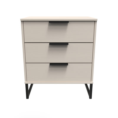 Turah 3 Drawer Chest (Ready Assembled)