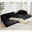 Nouveau canapé-lit modulaire surdimensionné New Arrived, canapé-lit convertible en forme de L avec huit coussins décoratifs-1414239637