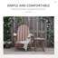Chaise Adirondack en bois massif Andrekia-204727069
