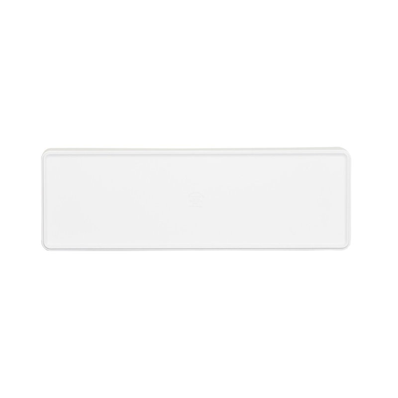 Hudson Rectangle Bowl, 3" H x 18" W x 6" D, White