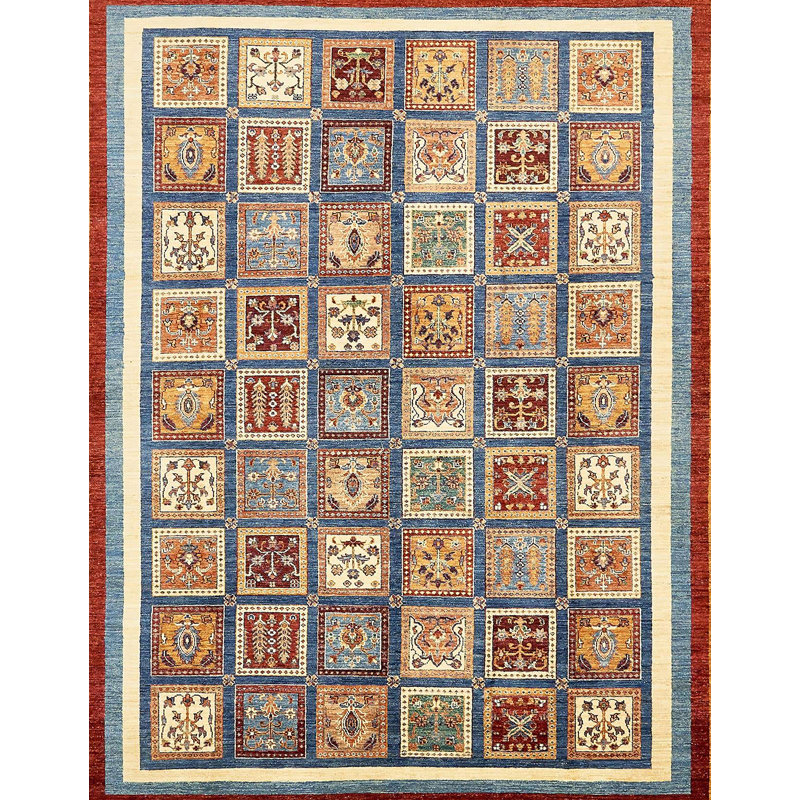 Tapis abstrait moderne 379, Rectangle 6 pi x 9 pi