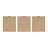 3-piece Framed Glass Wall Art Set