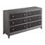 Commode double l 6 tiroirs Randahl