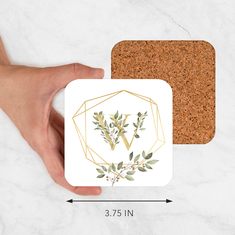 Sous-verres Café à monogramme, W