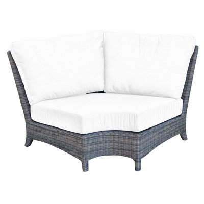 Bella Wicker Outdoor Sectional Corner Chair