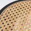 Tabouret rond en bois massif tissé à la main, banc de maquillage et de vestibule, L 17,72 po x l 11,81 po x H 17,32 po, noir-984484854