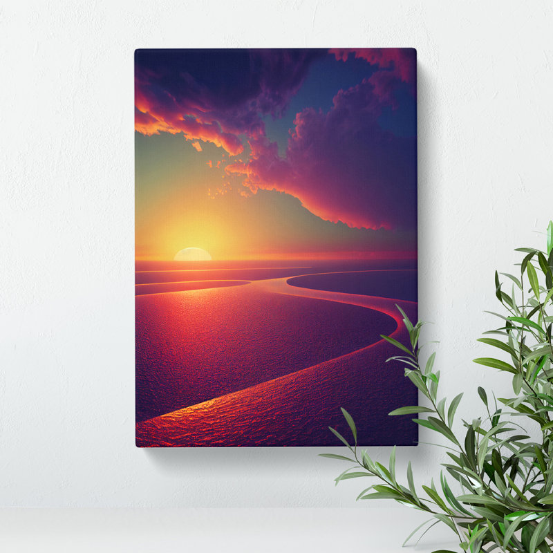 Irresistible Sunset - Wrapped Canvas, 50cm H x 35cm W x 3cm D