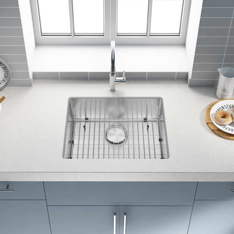 23'' L Undermount Single Bowl Stainless Steel Kitchen Sink