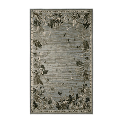 Silky Soft Plush Brown Area Rug