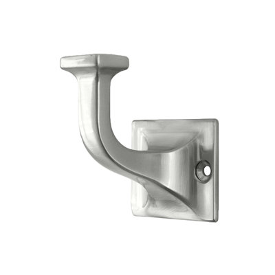 Crochet décoratif Forge - Nickel satiné 2-3 / 4 "x 2" - Crochet d'entrée de ferme