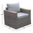 Genesis Wicker Outdoor Lounge Chair with Cushions