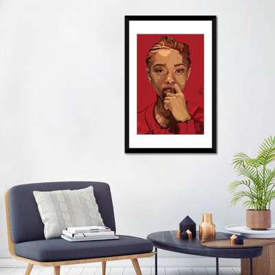 « freckles fille », impression sur toile