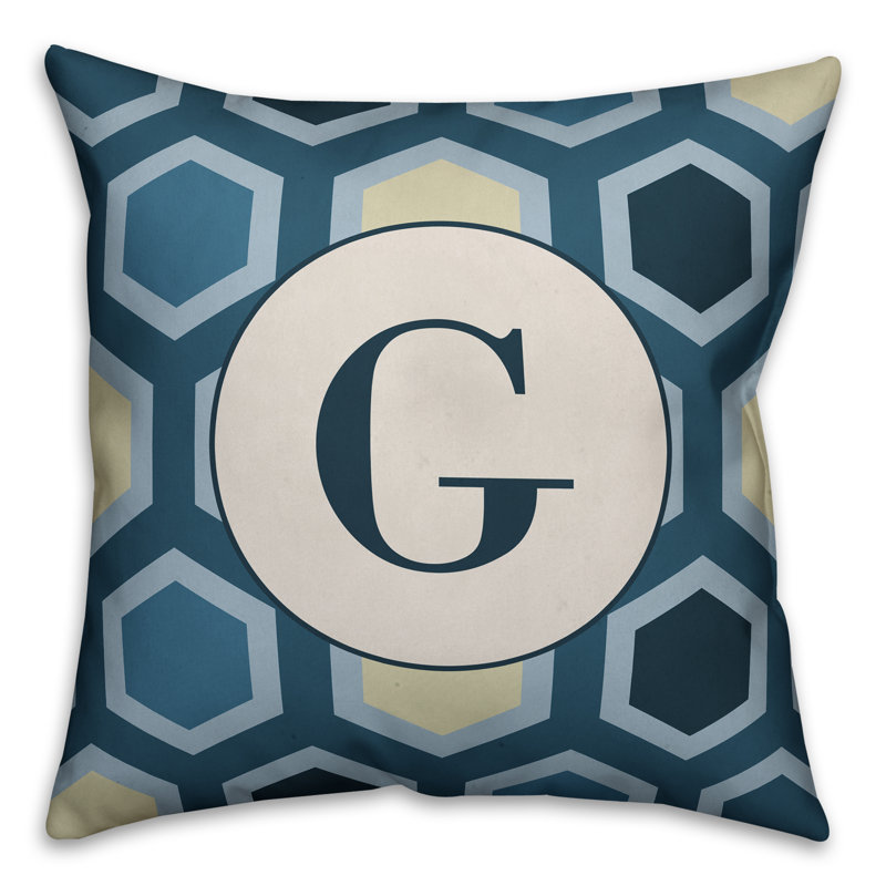 Geometric Reversible Throw Pillow, G