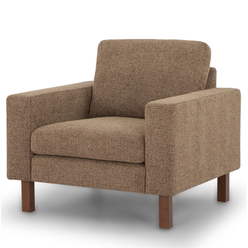 Fauteuil Lobos, Chenille chocolat
