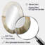 Miroir mural Meadow Grasslands Minimalisme II - Beige Country-1706287021