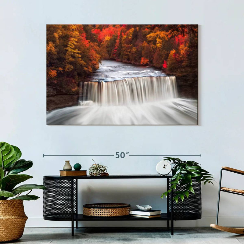 Alvord Tahquamenon Falls en automne, H 32 po x l 48 po