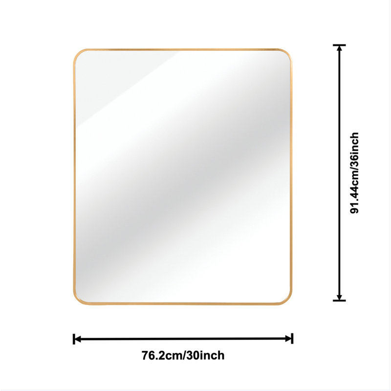 Miroir mural moderne pour salle de bain