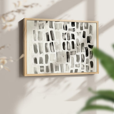 Série abstraite - L III - Reproduction encadrée - Restickable