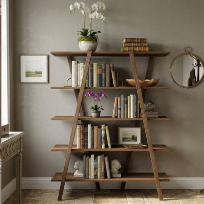 Bibliothèque en bois massif 57 "Kinsley
