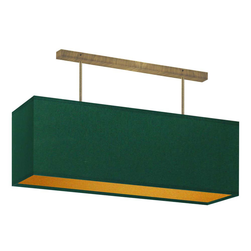 Genett 2 - Light Kitchen Island Pendant, Green, Brown