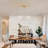 Modern Flower Glass Gold Chandelier-156439707-156439686