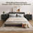 3 Drawer Dresser For Bedroom, With Gold Metal Handles-661445651