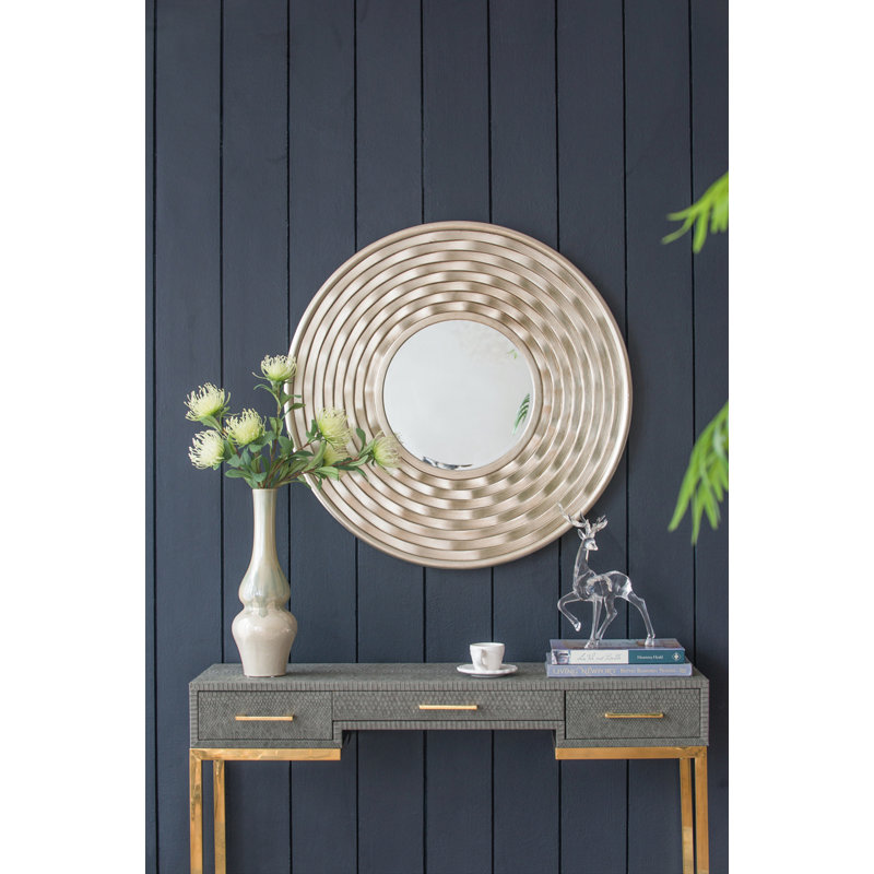 Miroir mural rond D31,3 x 2 po