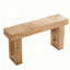 Console en bois, table d'appoint, table de salon rectangulaire derrière le canapé-124923087