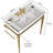 36'' Console Sink, Freestanding Wall Mounted Single Bathroom Vanity Set-1877533126-1873691976-1873691979
