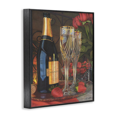 Paire de champagne romantique par Mardell Schuster