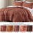 Peachskin Microfiber Bedding Box Stitch Comforter-1700120414-1700120421