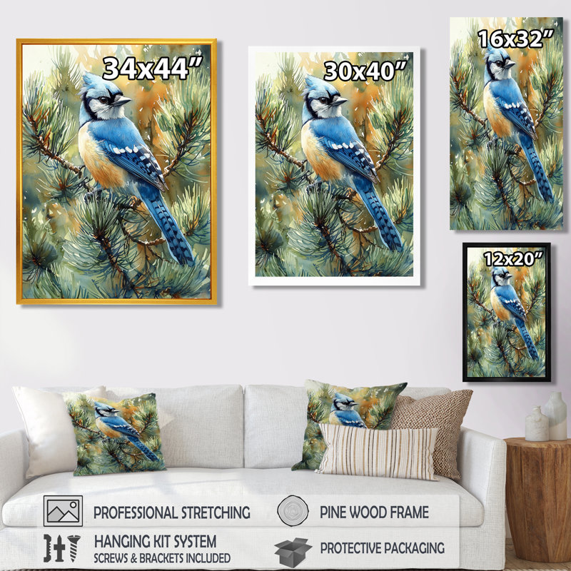 Glynn - Animals Wall Art Prints, Black, 20" H x 12" W, Single Picture Framed Print