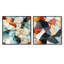 Daimond - Ensemble de 2 collages carrés abstraits-101844374-101844378