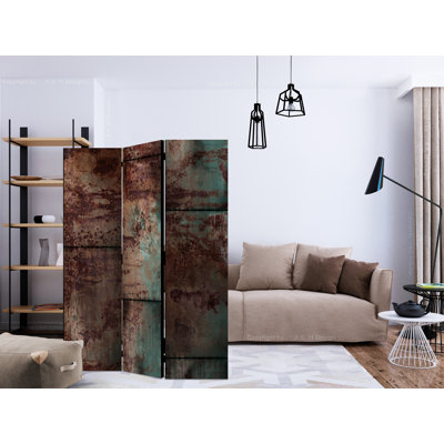 Goverdhan 135 cm W x 172 cm H 3 - Panel Solid Wood Folding Room Divider