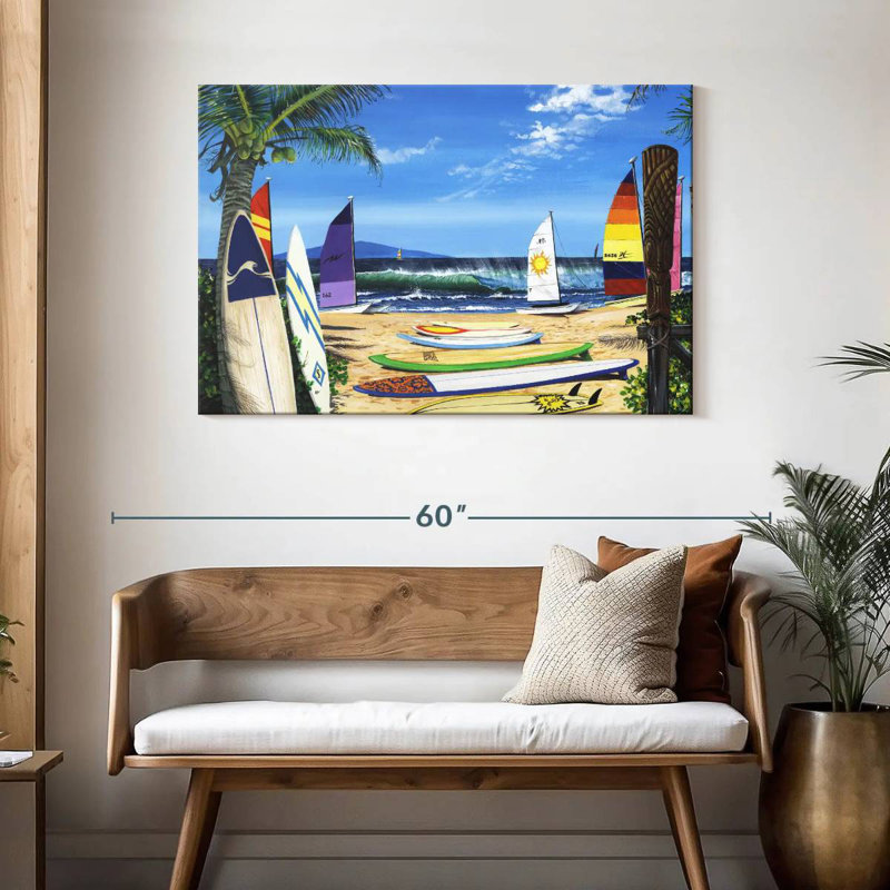 Senne Surf And Sail, 30" H x 45" W